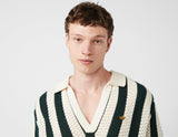 !CLOT STRIP POLO ECRU
