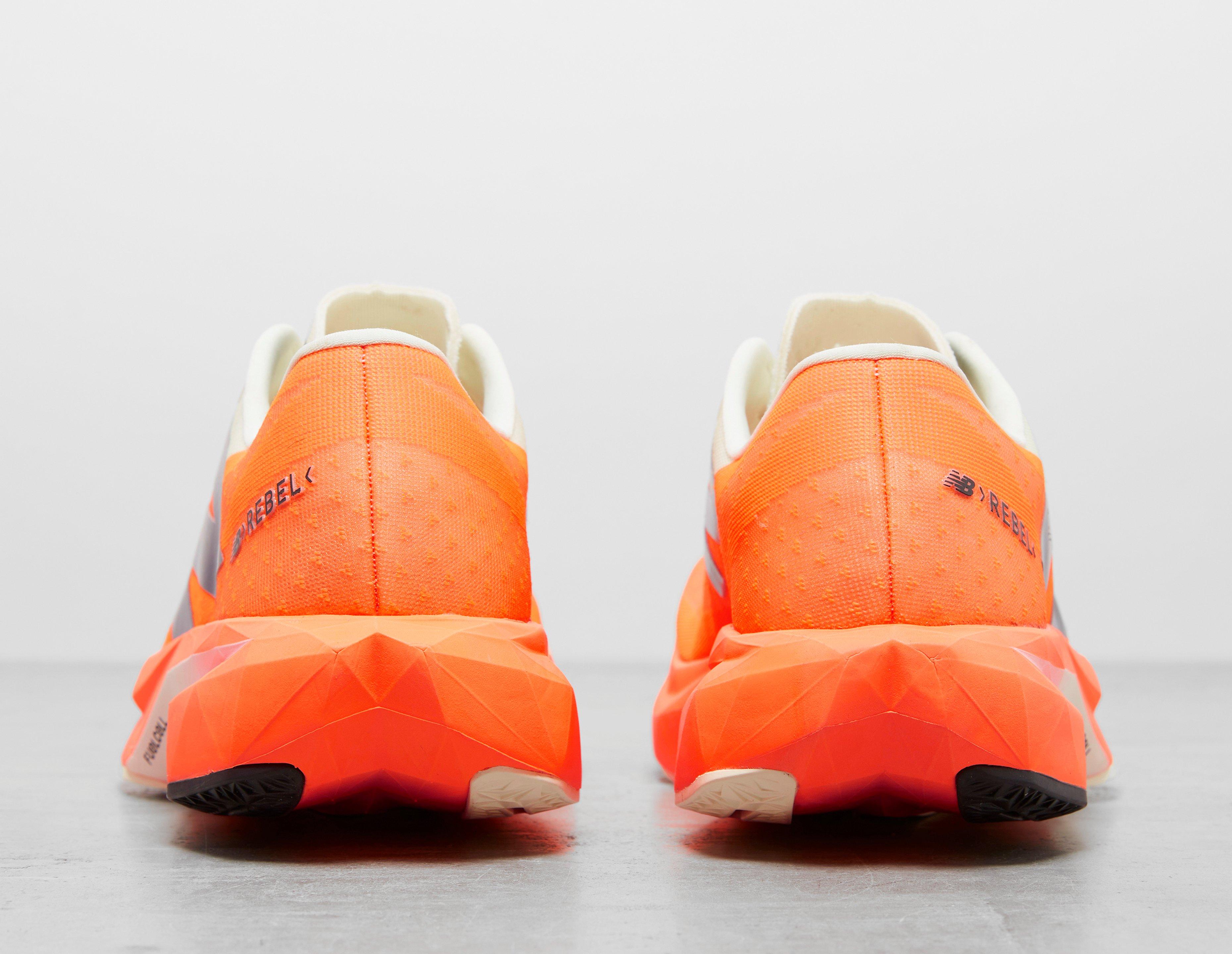 orange New Balance FuelCell Rebel v4