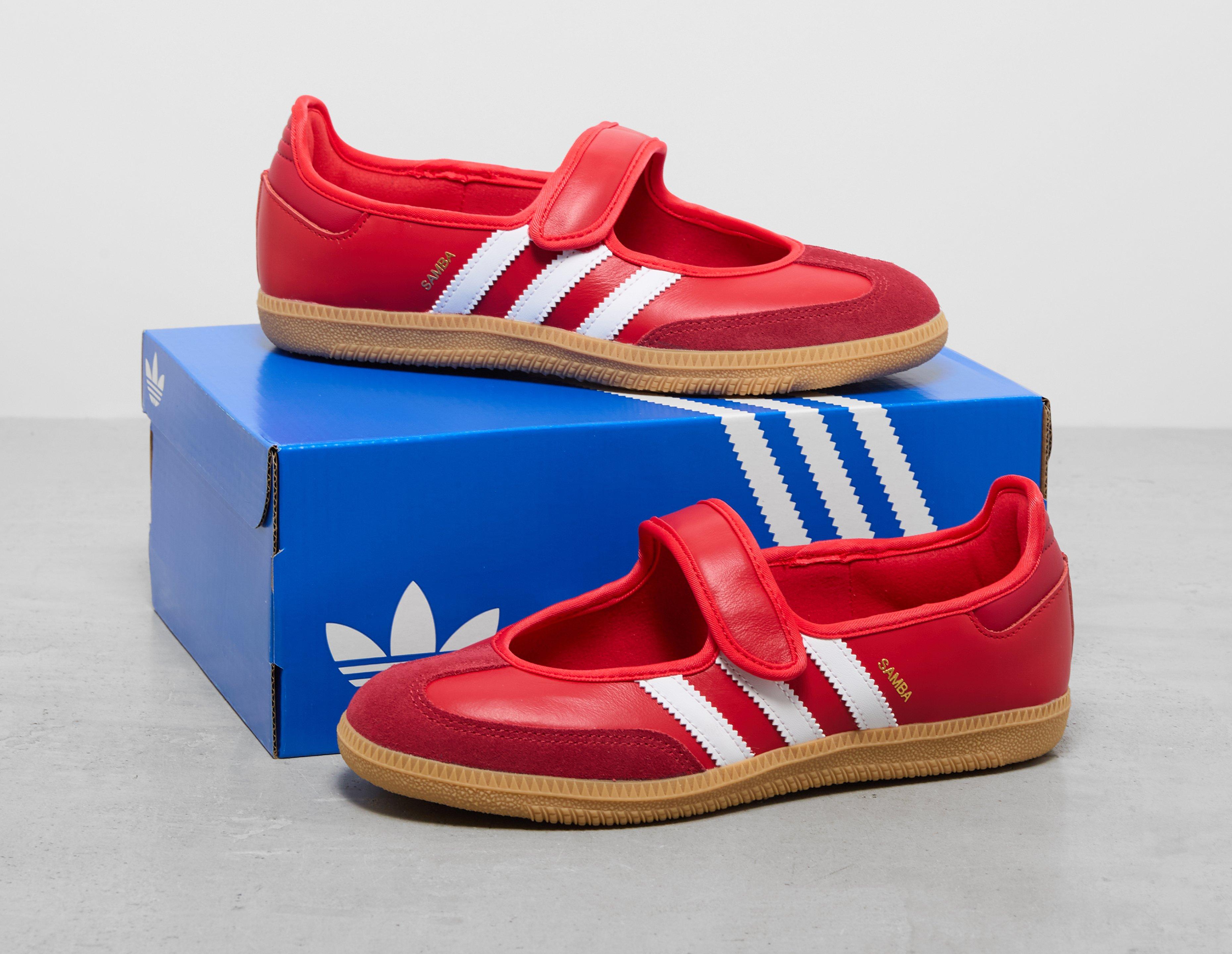 試着のみ 【adidas／アディダス】SAMBA JANE レッド 25 試着のみ 【adidas／アディダス】SAMBA JANE レッド 25