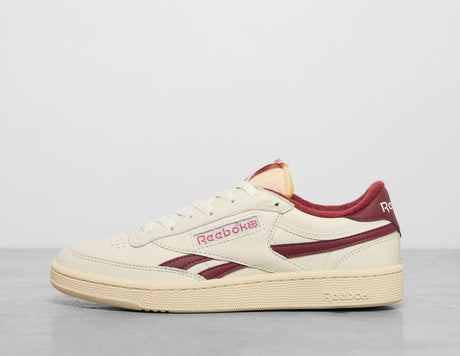 CLUB C REV LTH WHT/BURG