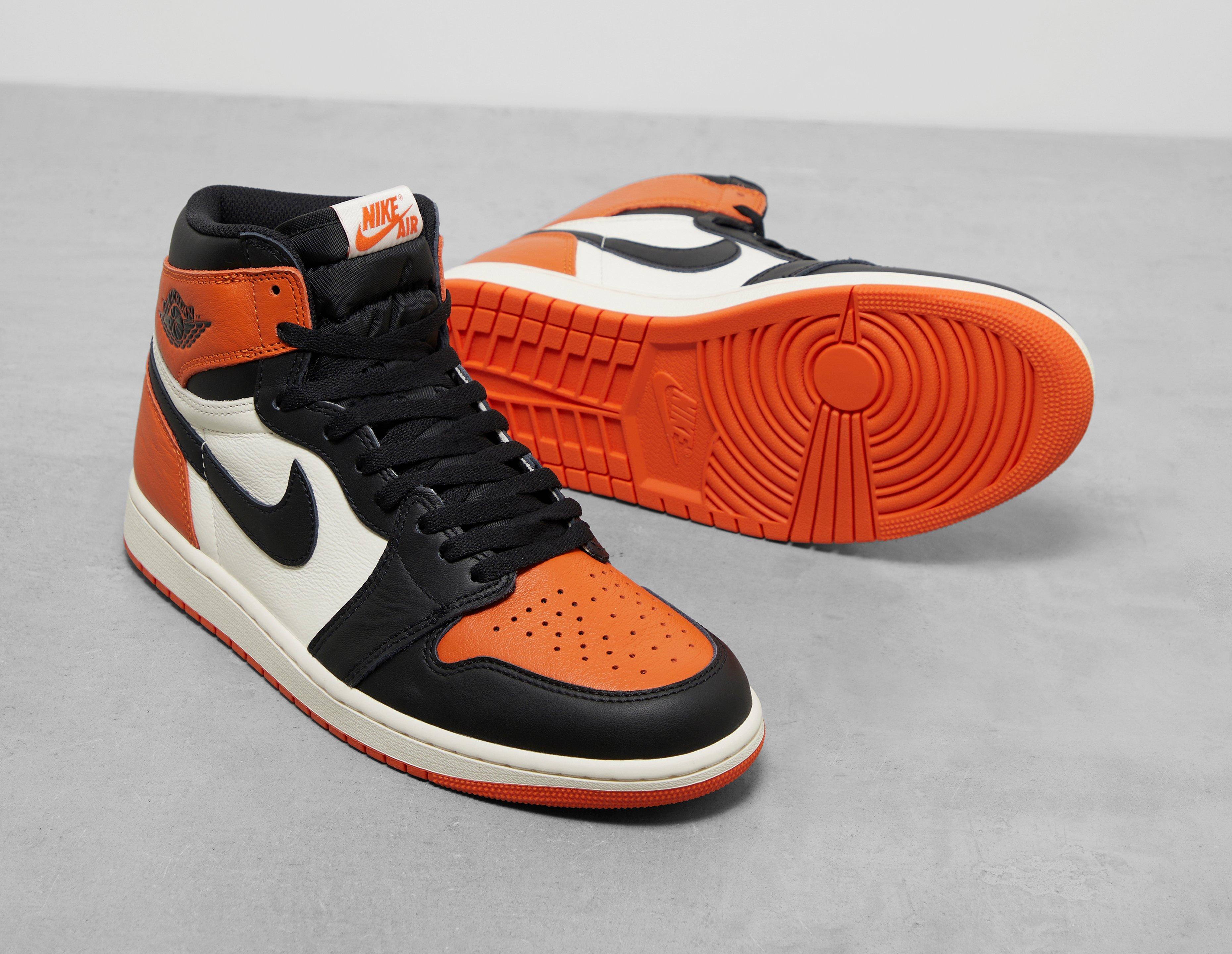 Orange Jordan Air 1 High OG 'Shattered Backboard' | Footpatrol UK