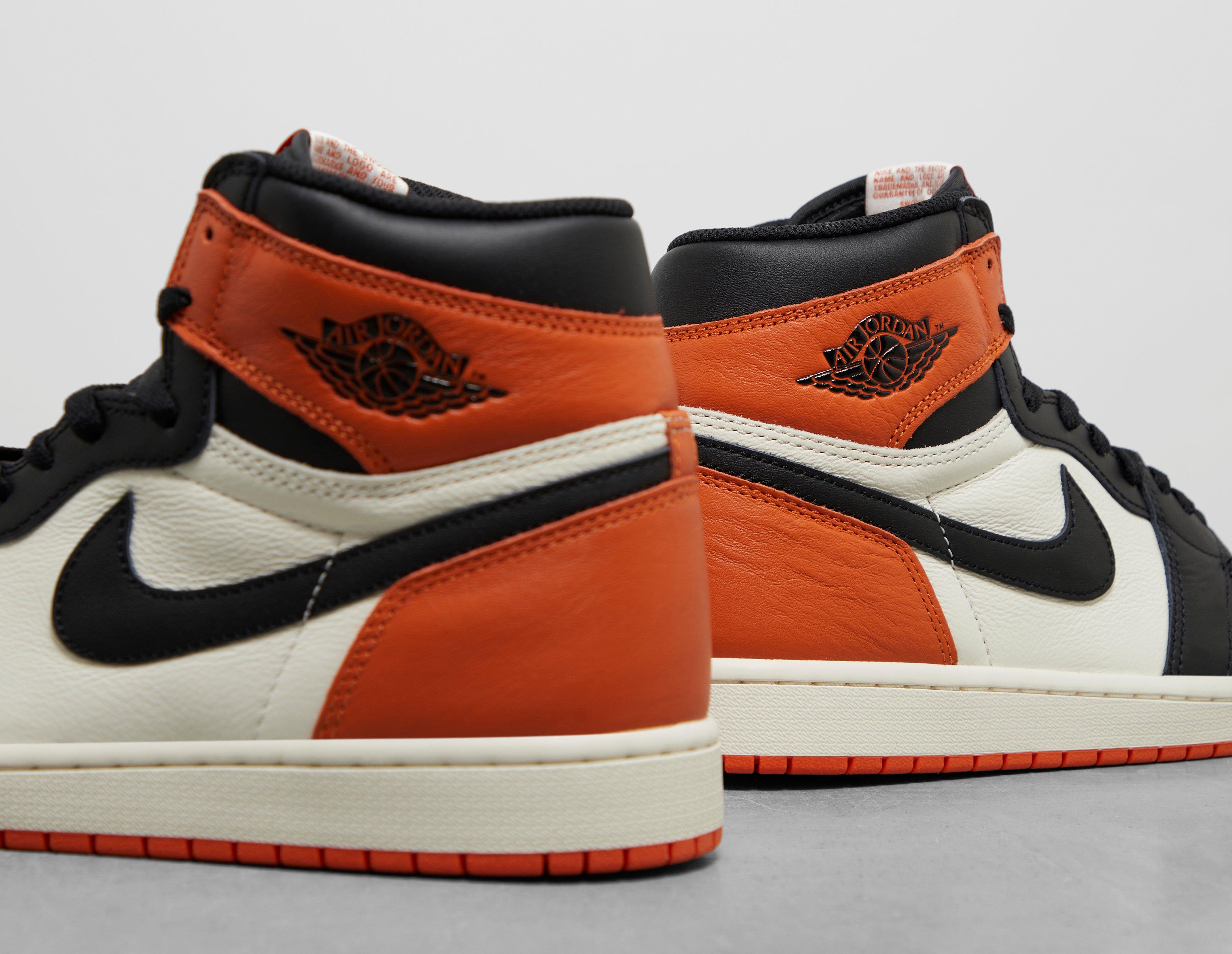 Orange Jordan Air 1 High OG 'Shattered Backboard' | Footpatrol UK