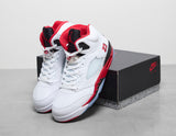 AJ 5 FIRE WHT/RED/BLK