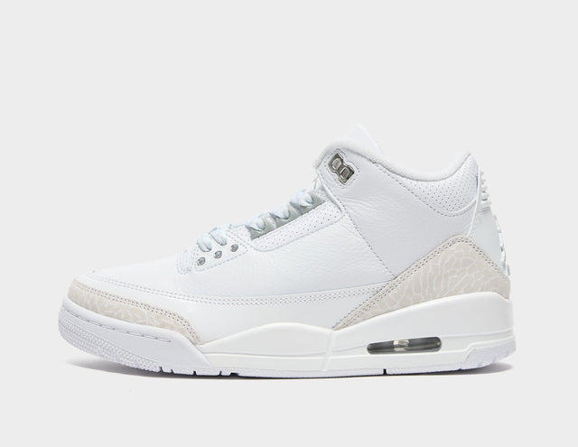AJ 3 PURE WHT/SIL