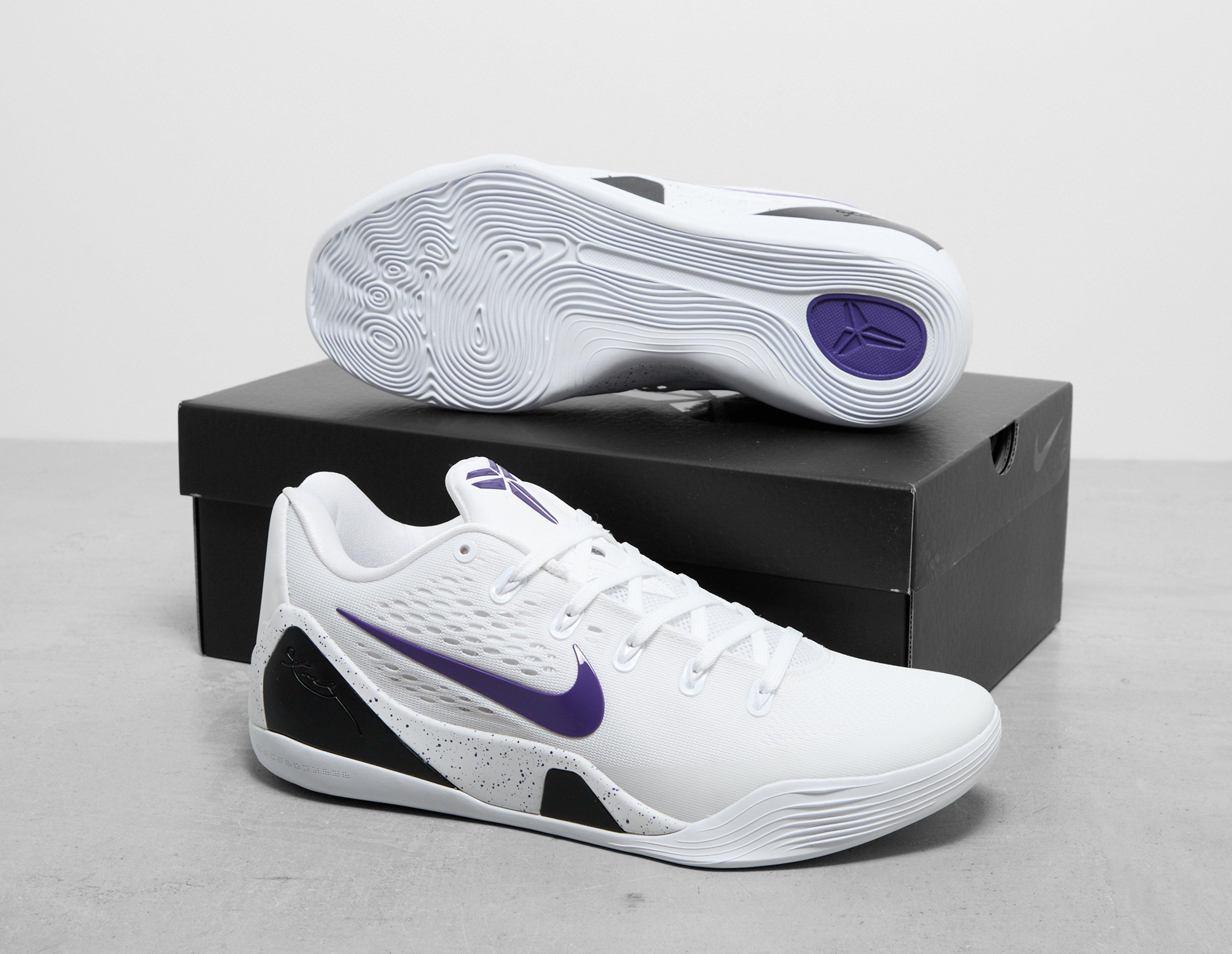 White Nike Kobe IX Elite Low Protro