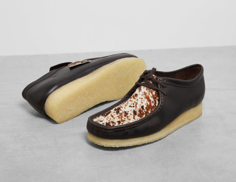 WALLABEE LTH COW BRN/WHT