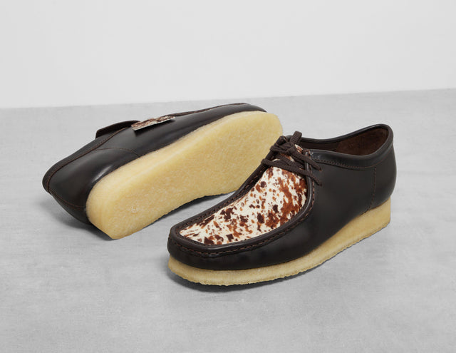 WALLABEE LTH COW BRN/WHT
