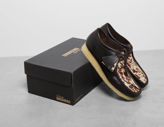 WALLABEE LTH COW BRN/WHT