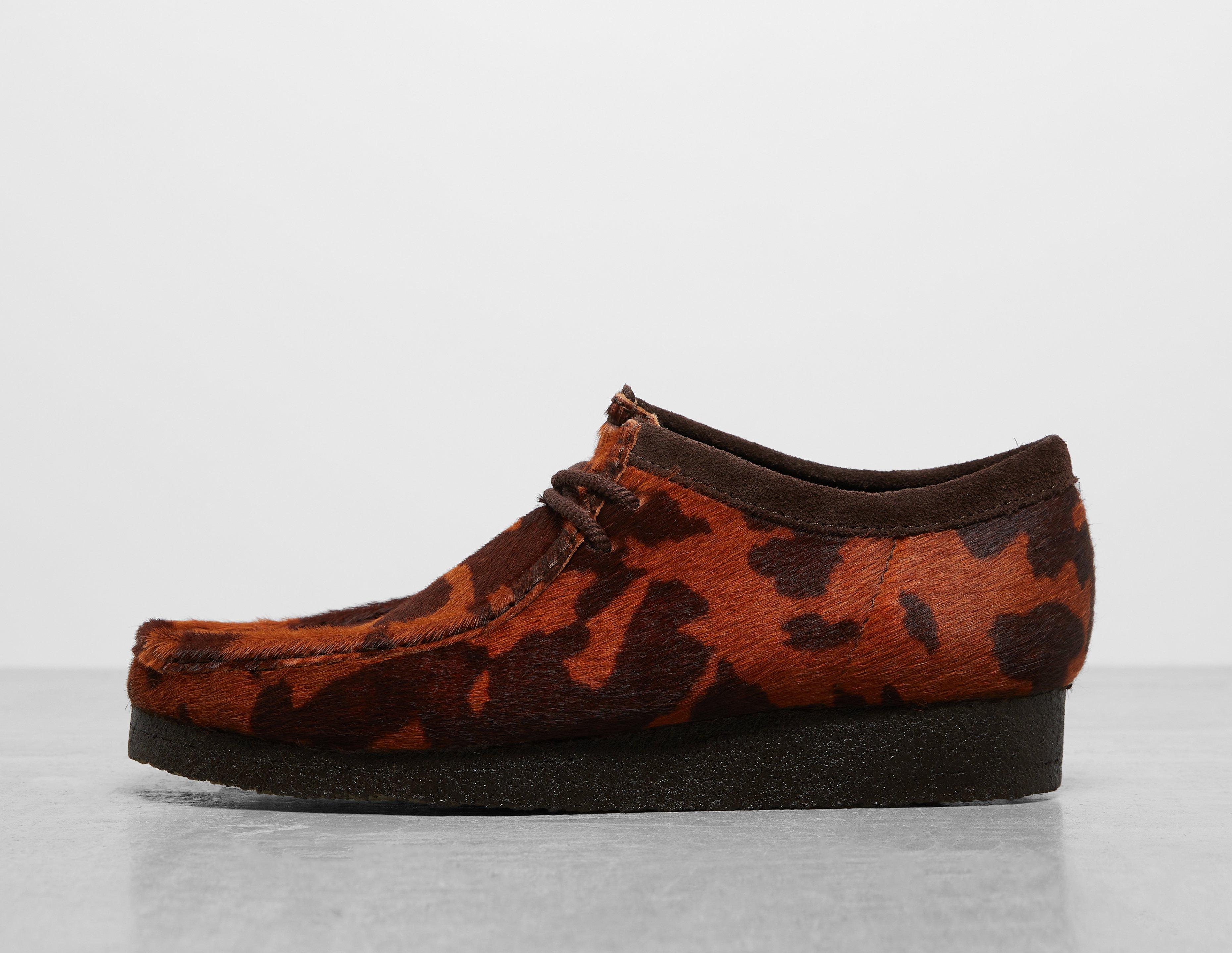 Brown Clarks Originals Wallabee Pony Hair | Footpatrol UK