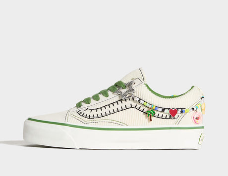 OLD SKOOL CHARM WHT/GRN