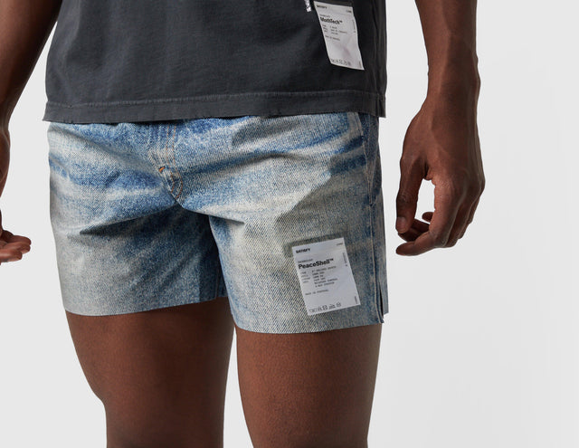 !PEACESHELL SHORTS LTBLUE