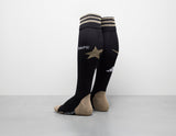 !BAPE FB STAR SOCKS BLK
