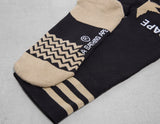 !BAPE FB STAR SOCKS BLK