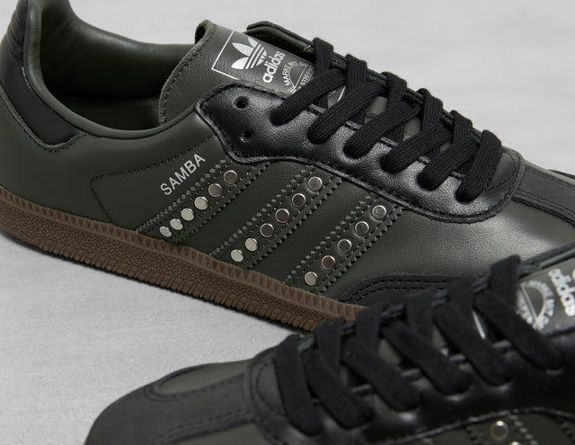 SAMBA STUD BLK/SIL/GUM