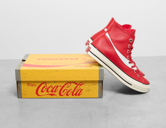 CTAS 70 HI COKE RED/WHT