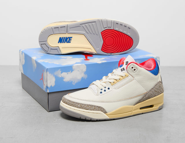 !AJ 3 SEOUL WHT/BLU