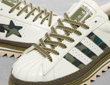 !SUPERSTAR CLT BAPE WHT/G