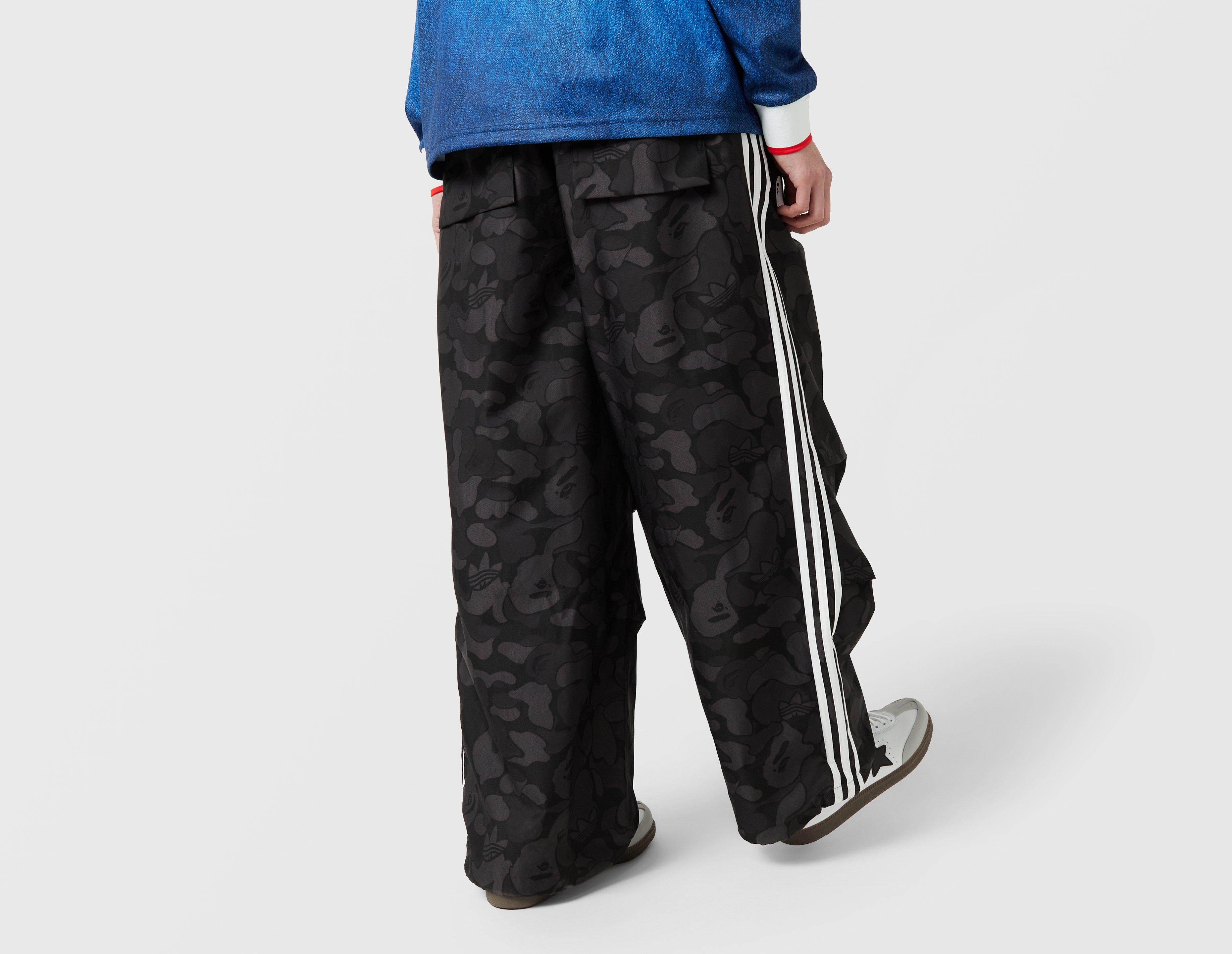 Grey adidas x Bape Tack Pants | Footpatrol UK