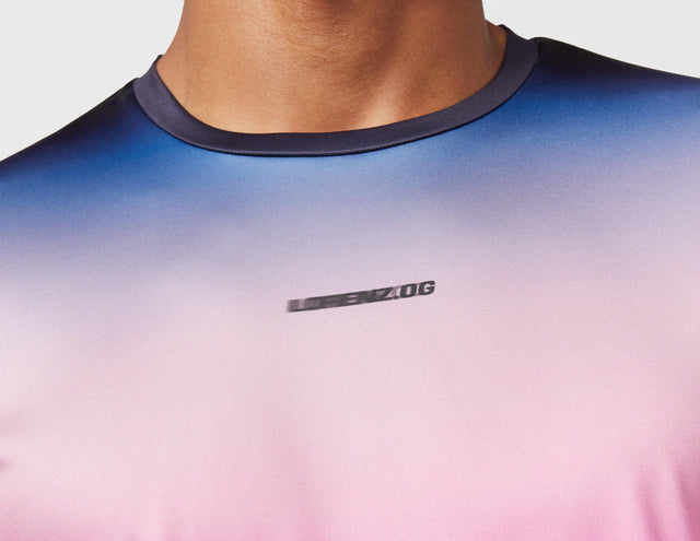 !TECH TEE LOG BLK/PNK