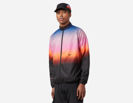 !TECH WND JKT LOG BLK/PNK