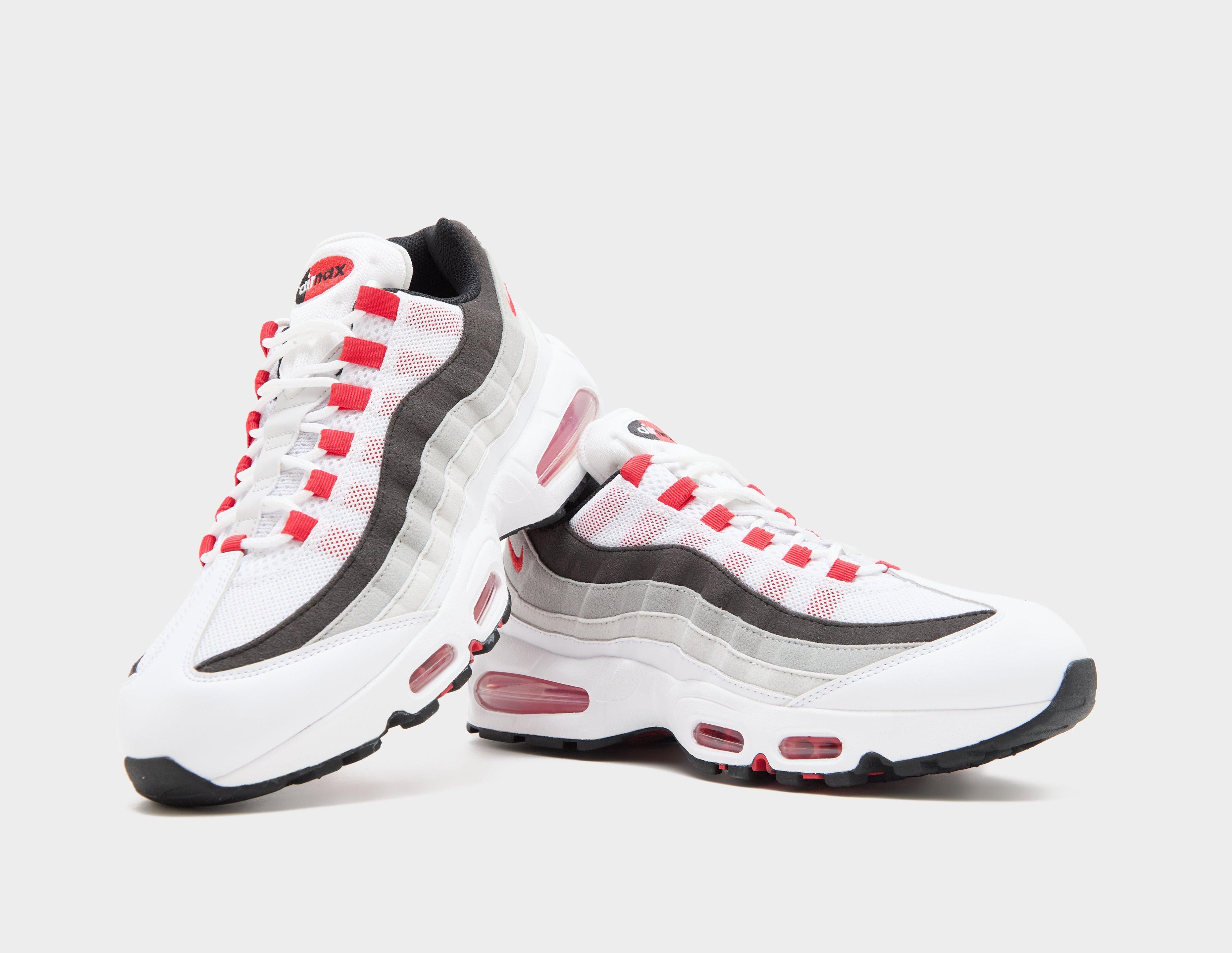 Grey Nike Air Max 95 'Comet Red' | Footpatrol UK
