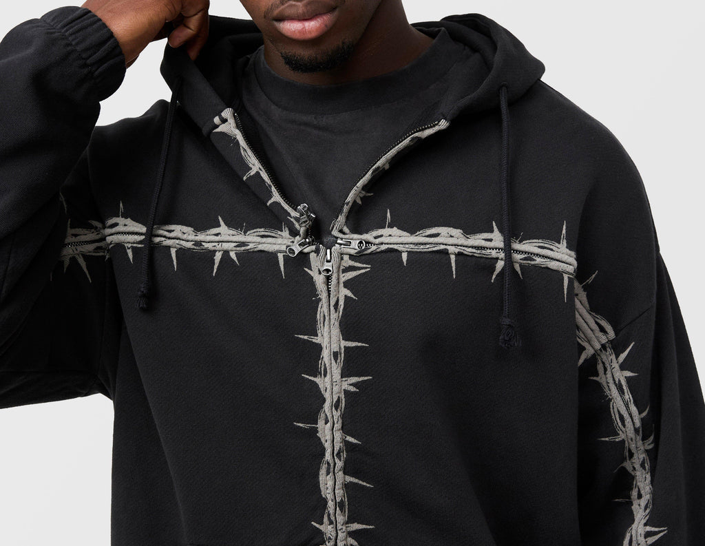 x Slam Jam x Act Of Disagreement Zipped Hoodie