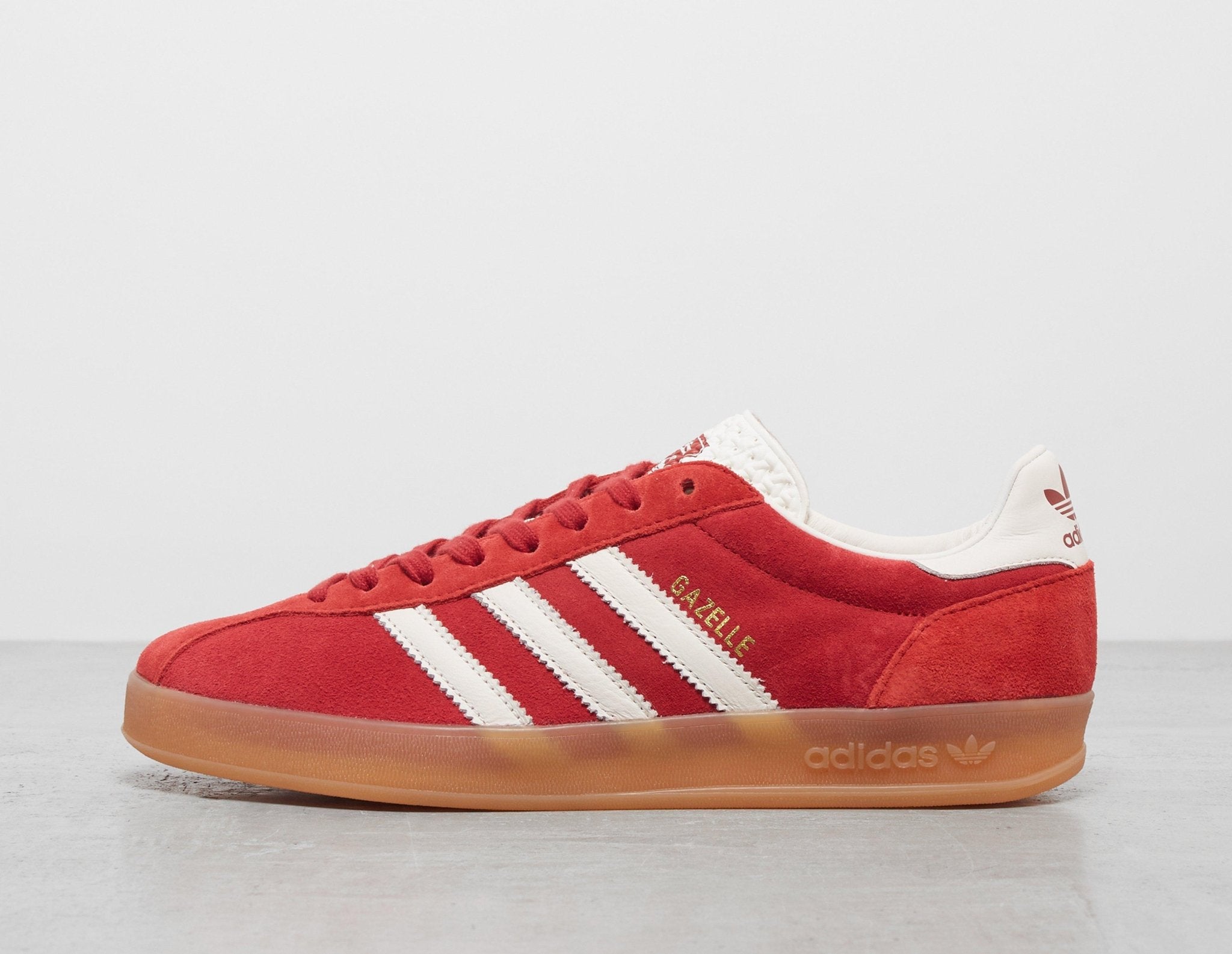 men's adidas red gazelle og trainers