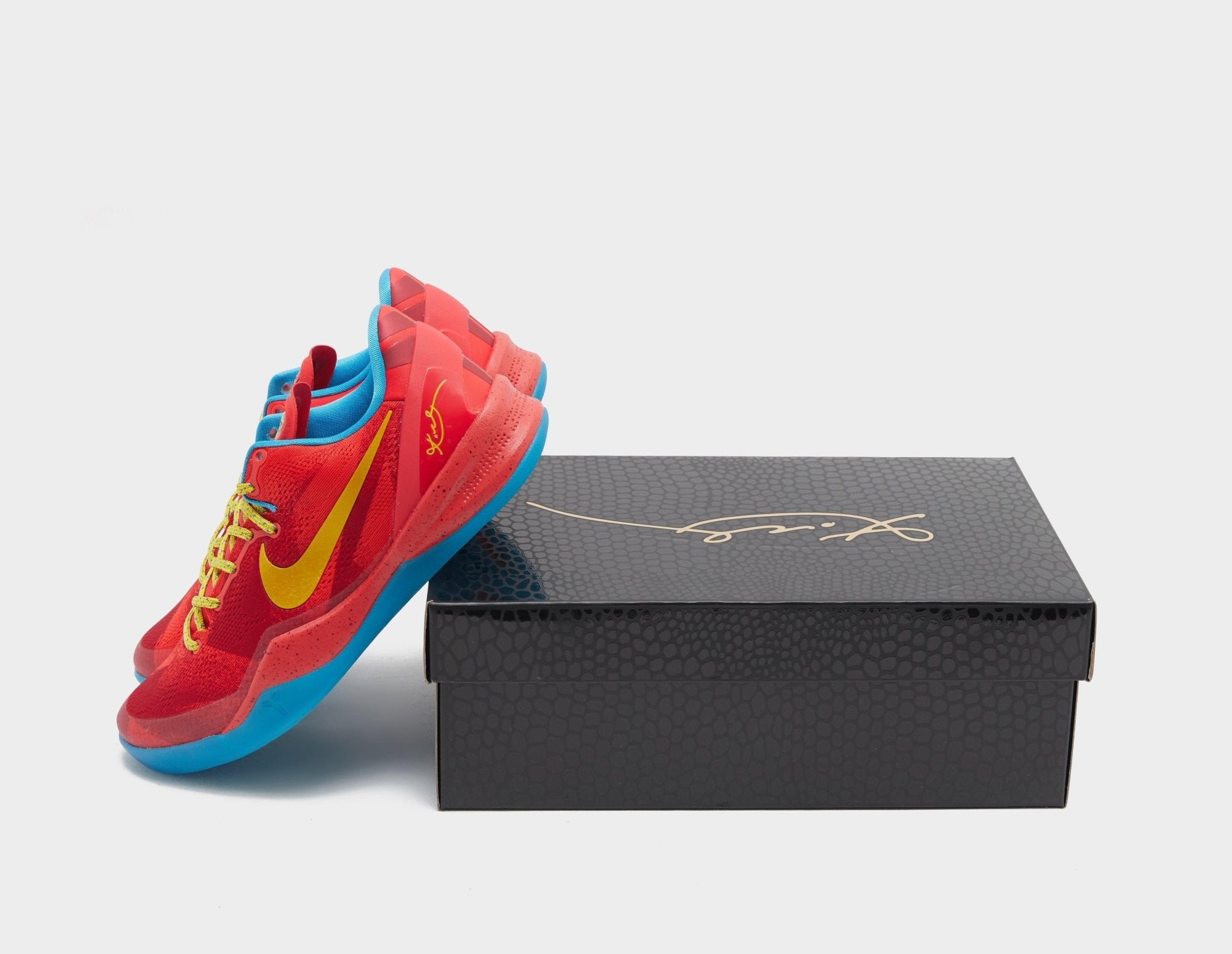 kobe 8 red yellow blue