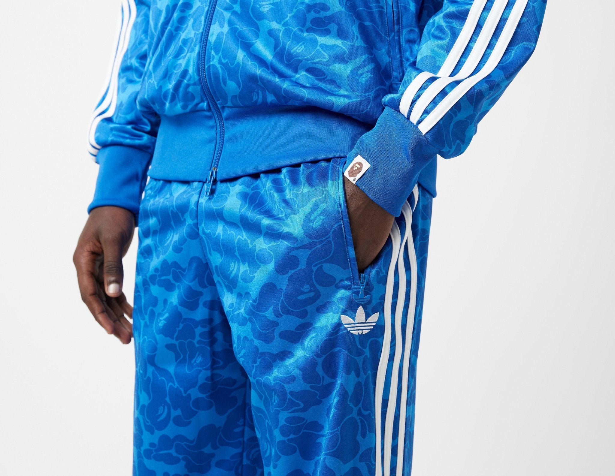 Blue adidas x BAPE Firebird Track Pant