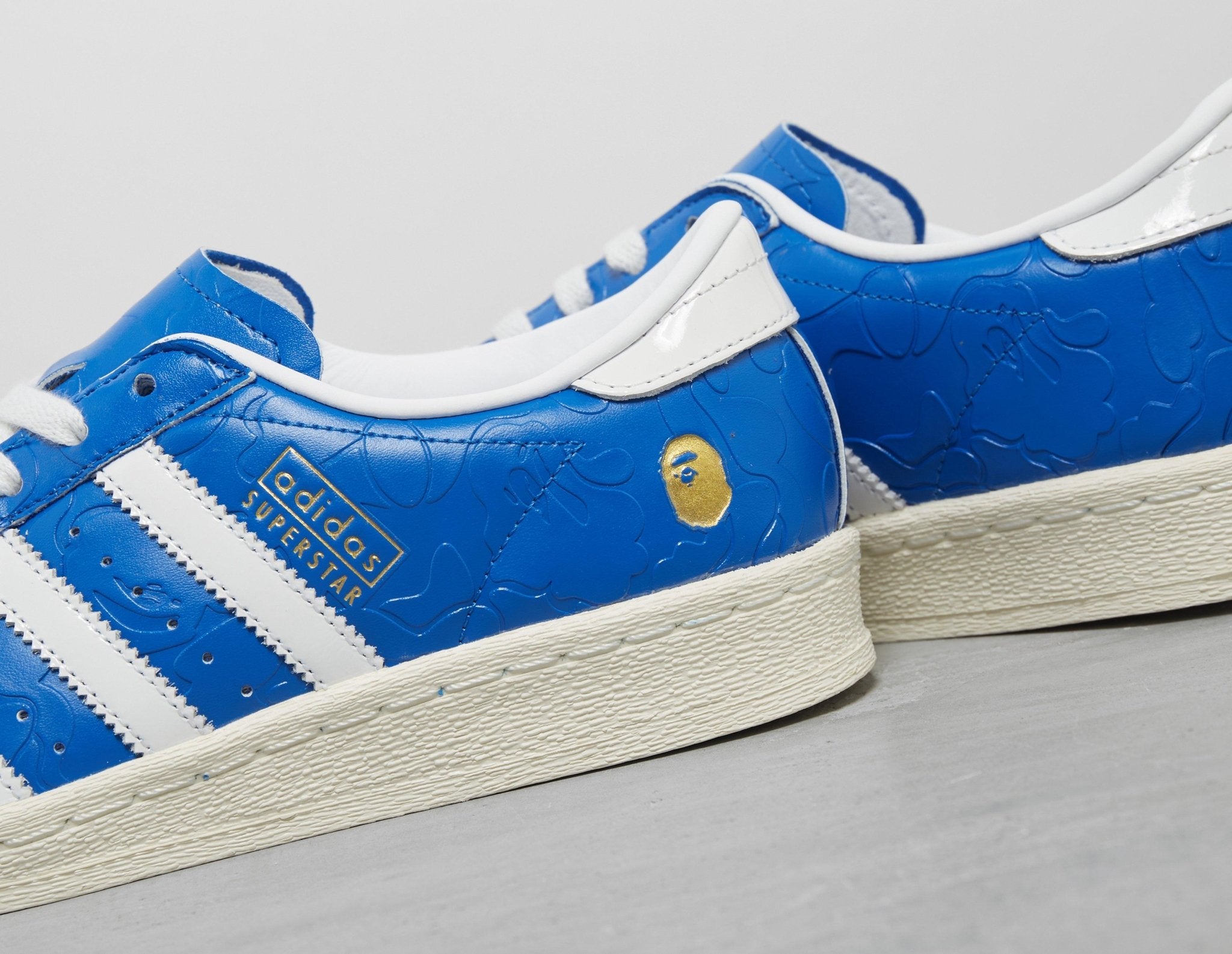 BAPE × adidas Superstar Blue adidas x BAPE Superstar Women's