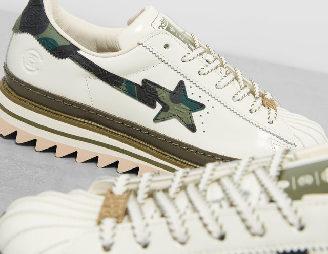 x CLOT x A Bathing Ape Superstar - Men's Footwear