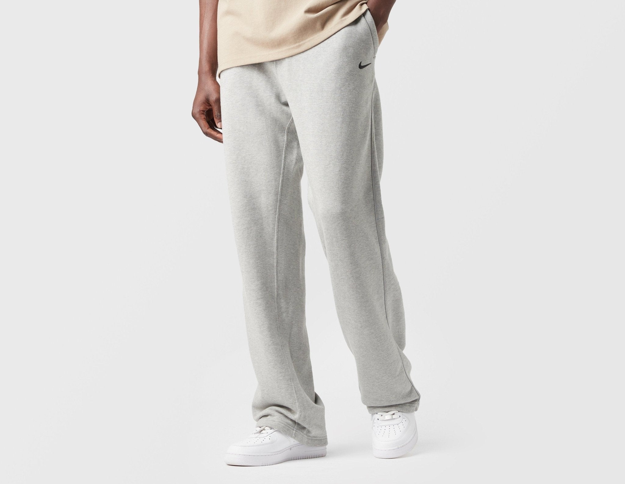 nike wide leg grey joggers