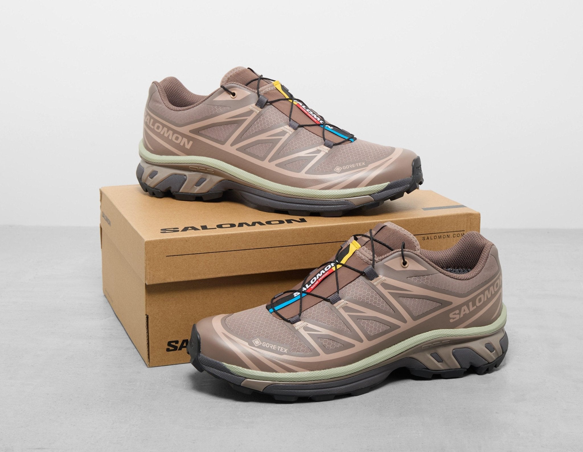 Brown Salomon XT-6 GORE-TEX